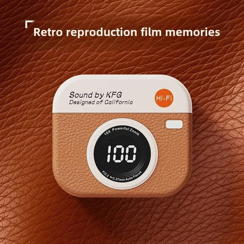 New Retro Camera Shaped Wirele - Open Ear Air Conduction Headphones recension och pris