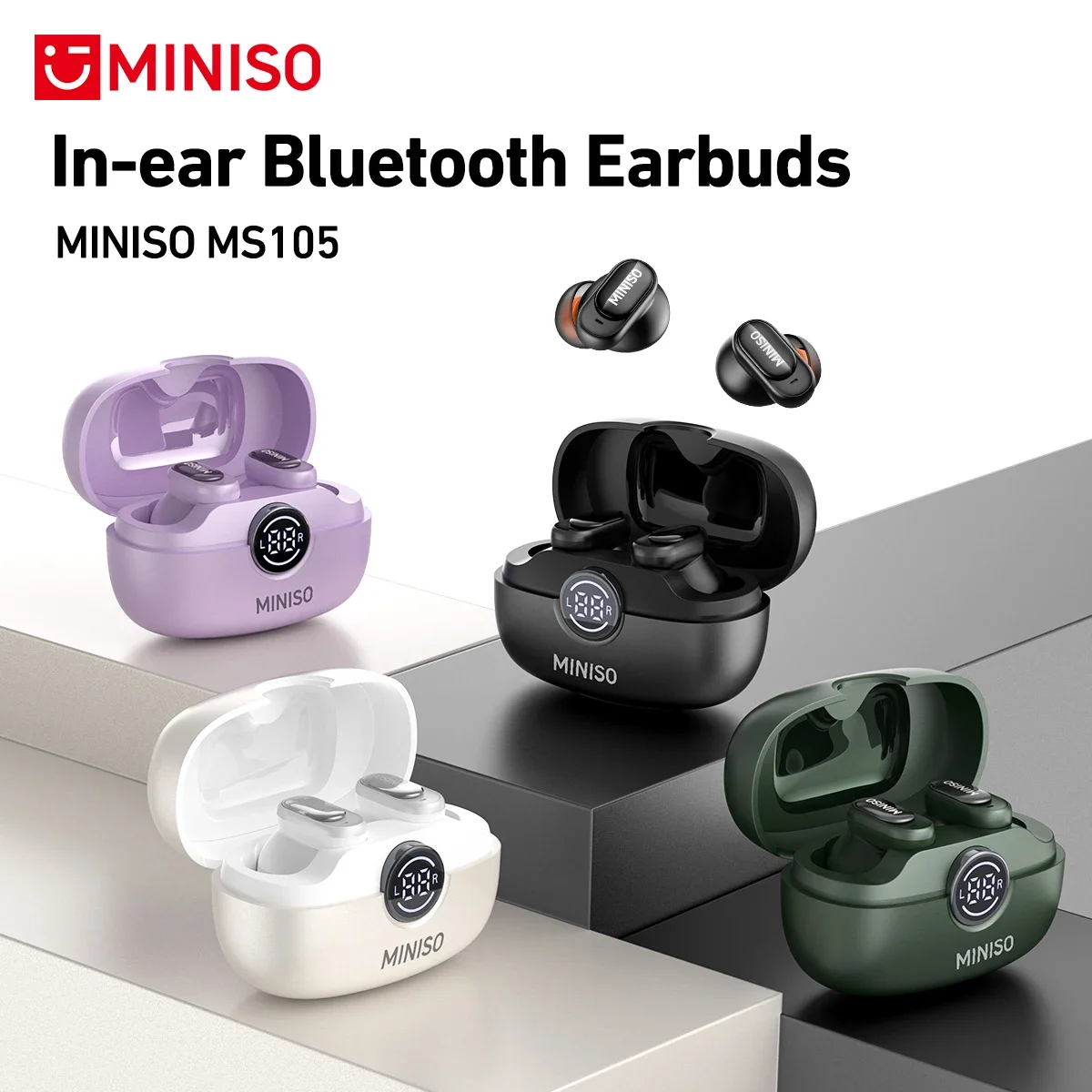 MINISO MS105 Bluetooth Earphon - Type C Wired Earphones With Mic recension och pris