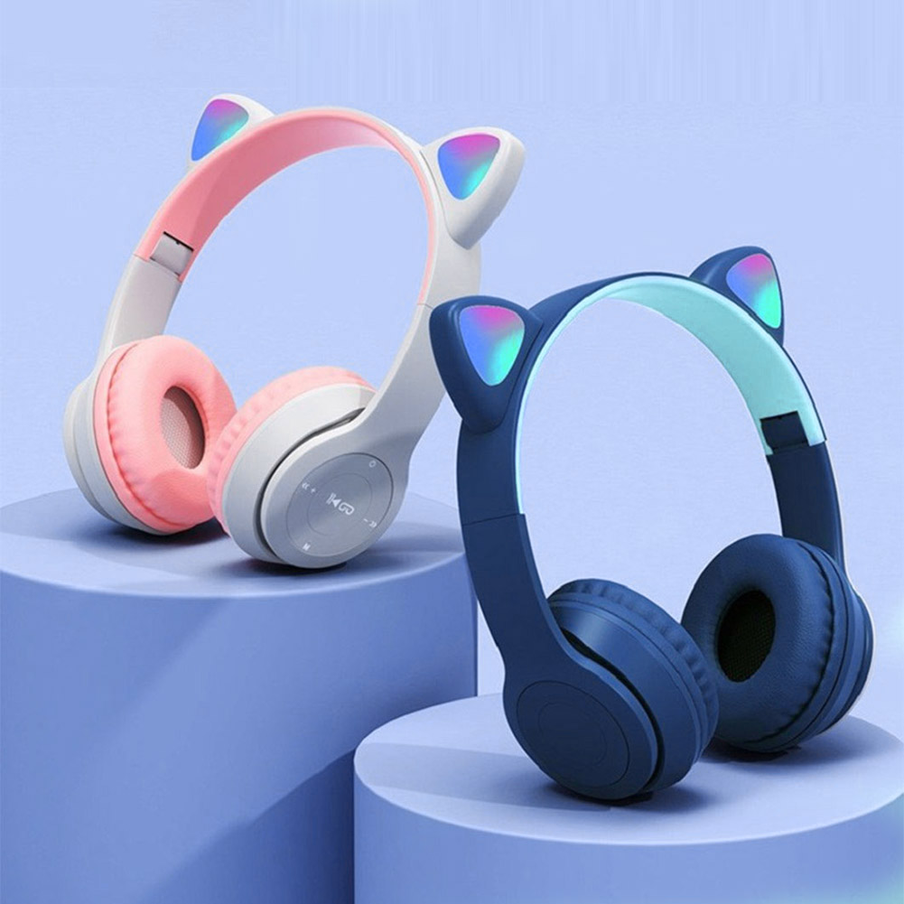 Flash Light Cute Cat Ears Wire - Cat Ear Bluetooth Headset Led recension och pris