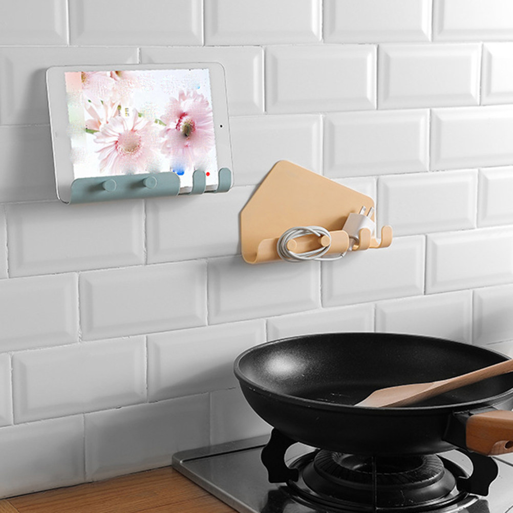 2Pcs Wall Phone Holder Sticky  - Tablets recension och pris