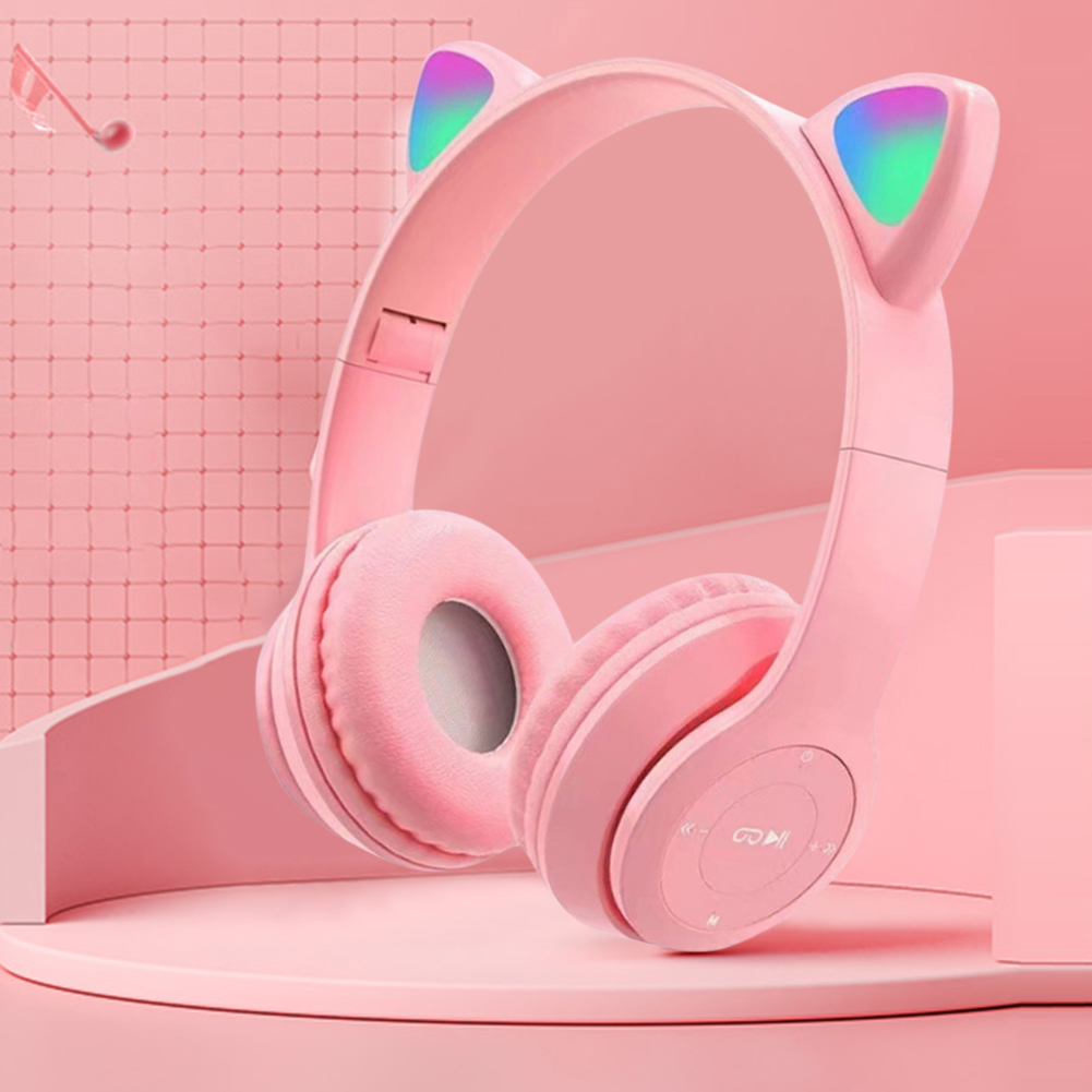 Cute Cat Ear Bluetooth Headpho - Cat Ear Bluetooth Headset Led recension och pris