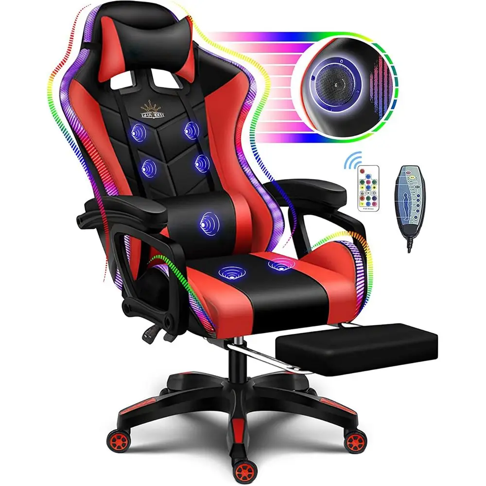 Ergonomic High-Back Gaming Cha - Speakers recension och pris