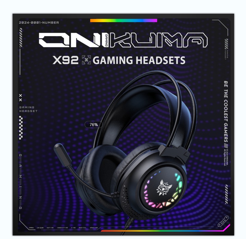 ONIKUMA X92 Wired Gaming Heads - Gaming Headset With Mic Rgb recension och pris