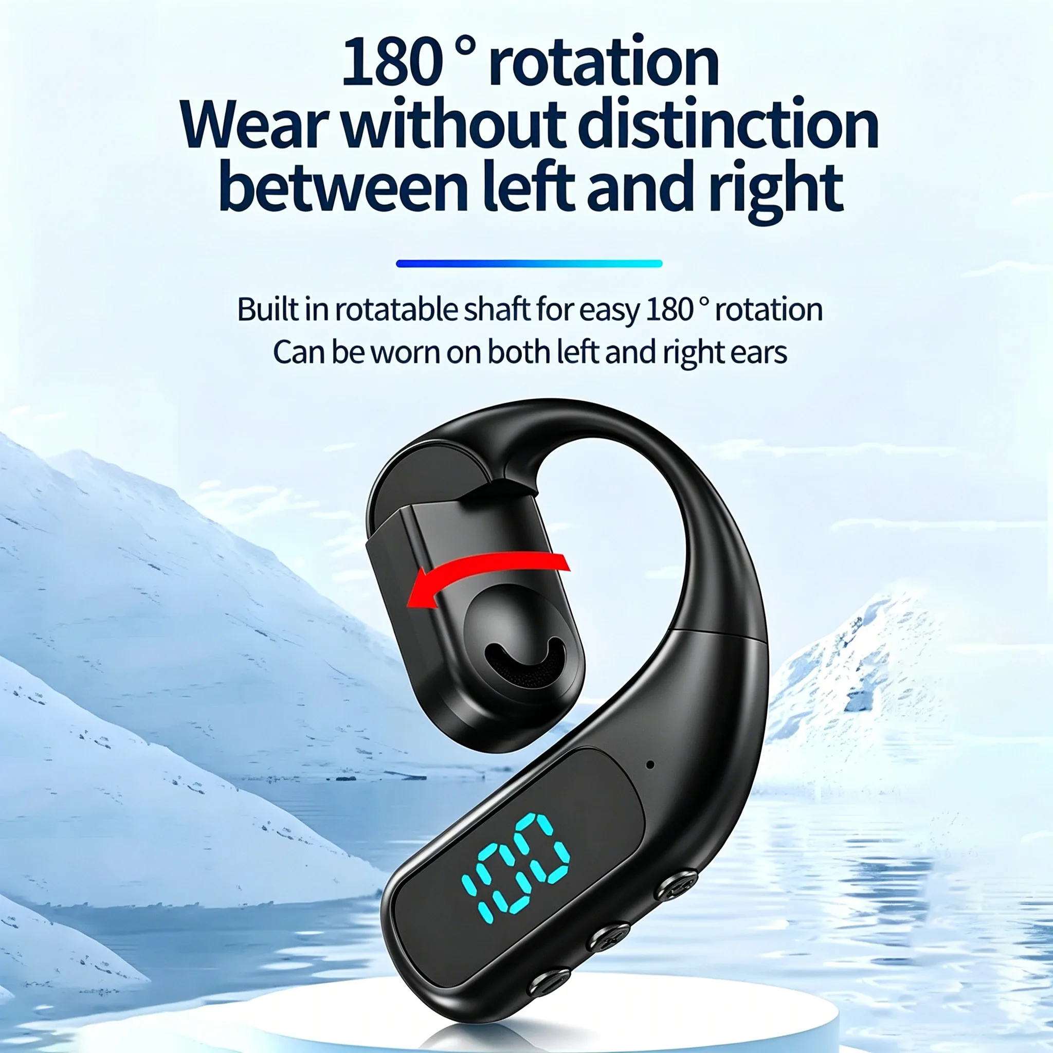 Wireless Bluetooth Headphones  - Bone Conduction Running Headphones recension och pris