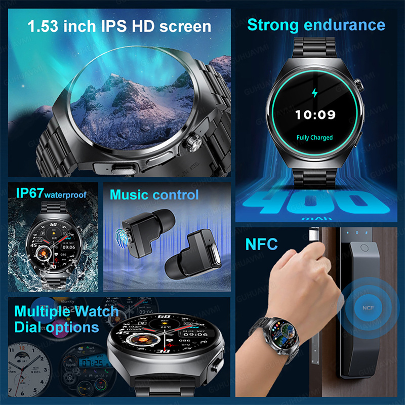 For Man Women New 2 in 1 Smart - Tws Earbuds Bluetooth 5.3 recension och pris