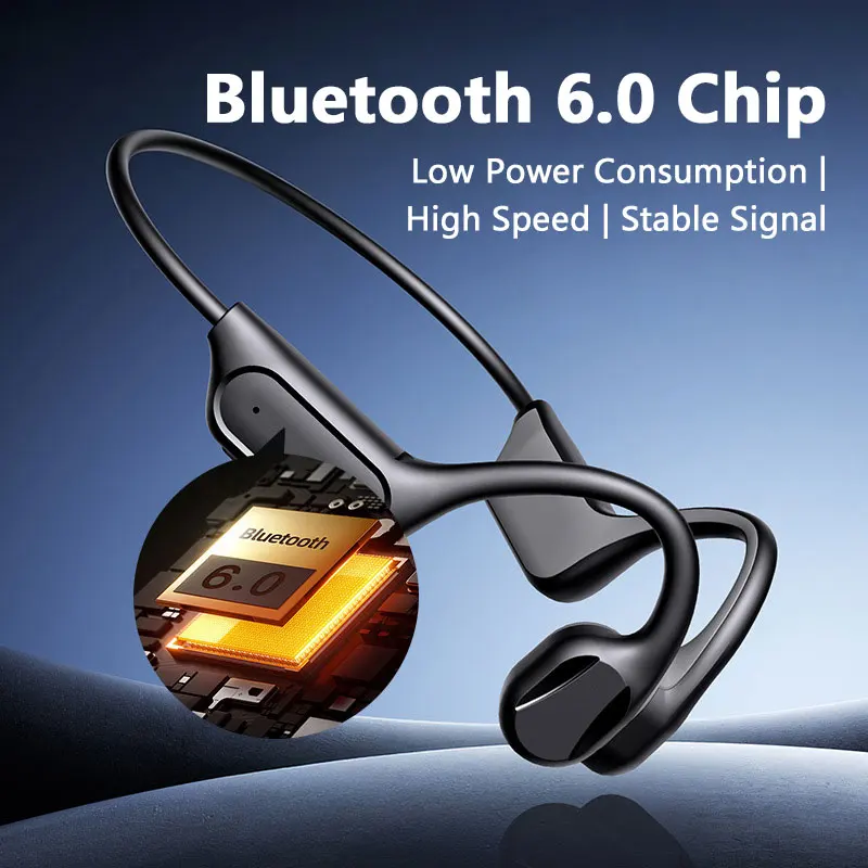 NEW IPX8 Sports Bone Conductio - Bone Conduction Running Headphones recension och pris