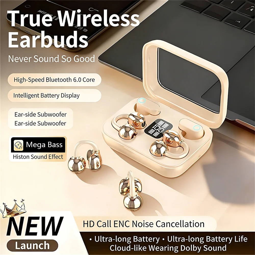 Twin Earphone Open In-ear Type - Bone Conduction Running Headphones recension och pris