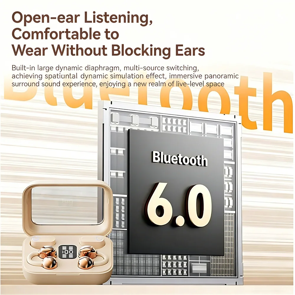 Twin Earphone Open In-ear Type - Bone Conduction Running Headphones recension och pris