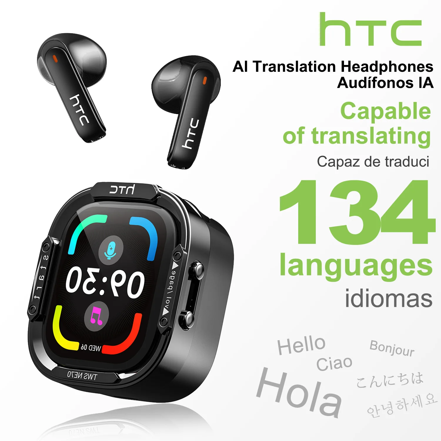 HTC NE70 Bluetooth V6.0 Headph - Type C Wired Earphones With Mic recension och pris