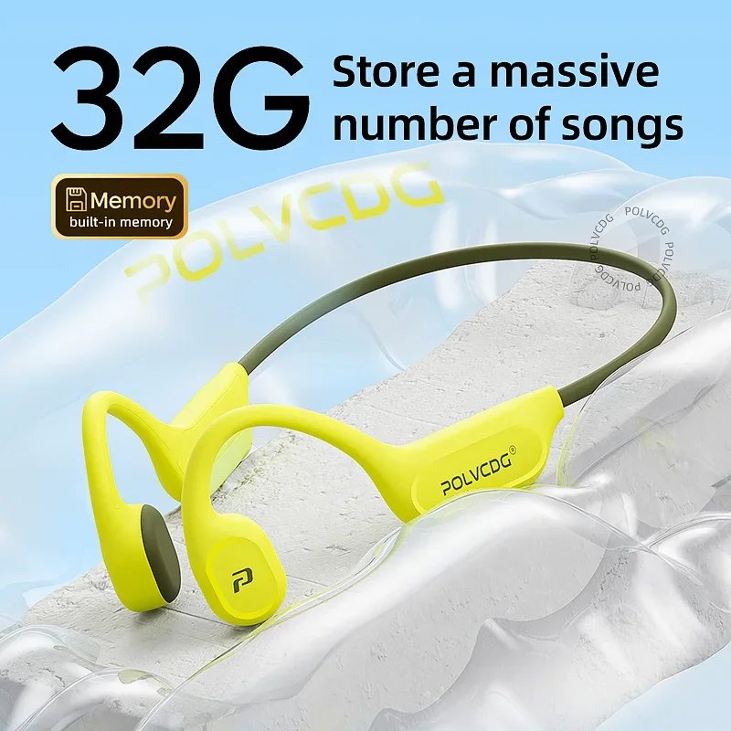 POLVCDG X9 Bone Conduction Swi - Open Ear Air Conduction Headphones recension och pris