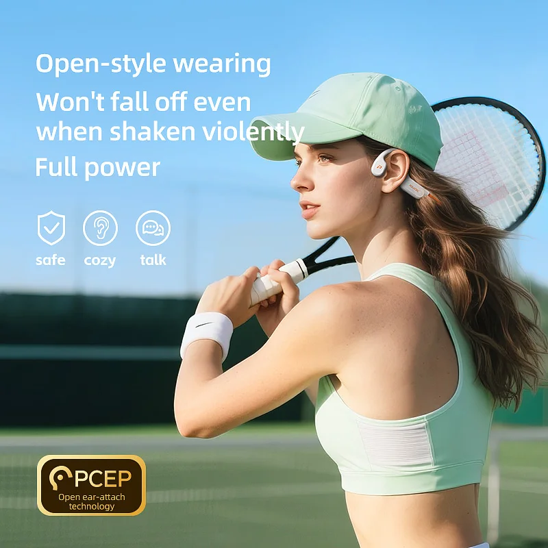 POLVCDG X9 Bone Conduction Swi - Open Ear Air Conduction Headphones recension och pris
