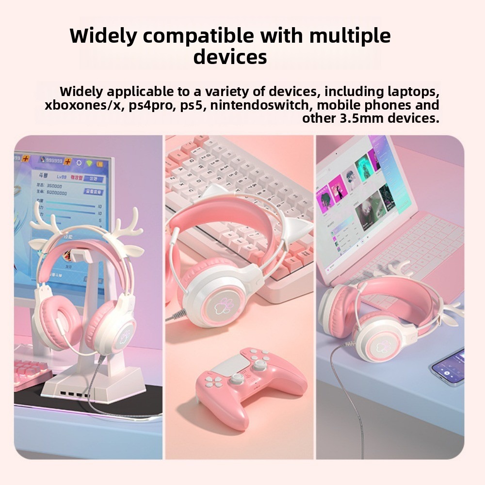RGB Gaming Earphones with High - Gaming Headset With Mic Rgb recension och pris