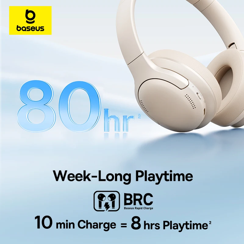 Baseus Wireless Headphones Blu - Anc Wireless Over Ear Headphones recension och pris
